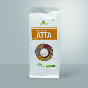 Six Grain Atta 500 GM | Multigrain Atta | Millet Mix Flour | Natural and Organic