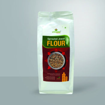 Sprouted Jowar Flour 500 GM | Sorghum Millet Atta | Stone Chakki Ground | Sorghum, Cholam, Jonna, Jola Atta | Natural and Organically Grown