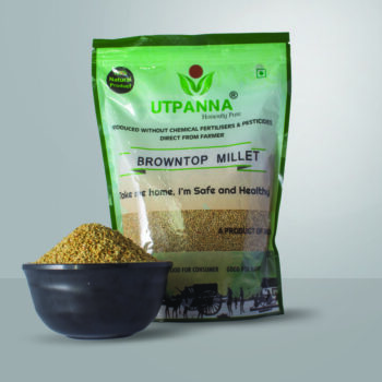 Browntop Millet 1 KG | Positive Millet | Siridhanya | Low GI | Natural and Organically Grown