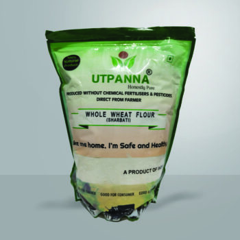 Sharbati Wheat Flour 1 KG | Stone Chakki Ground Gehun Atta | Natural and Organically Grown